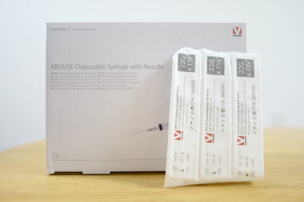 KRUUSE Disposable Syringe with needle 5/6ml - Image 2